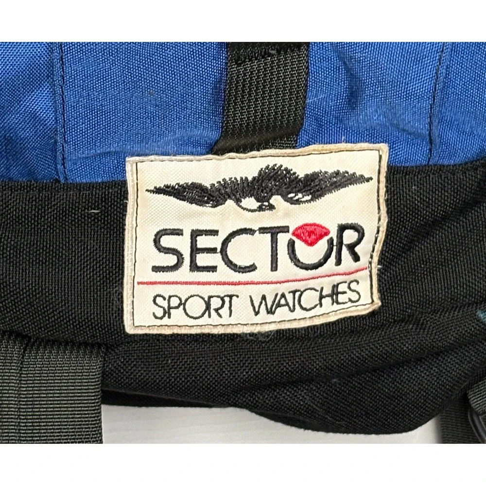 VNTG Eagle Creek Blue Black Utility Hiking Camping Backpack Sector Watch